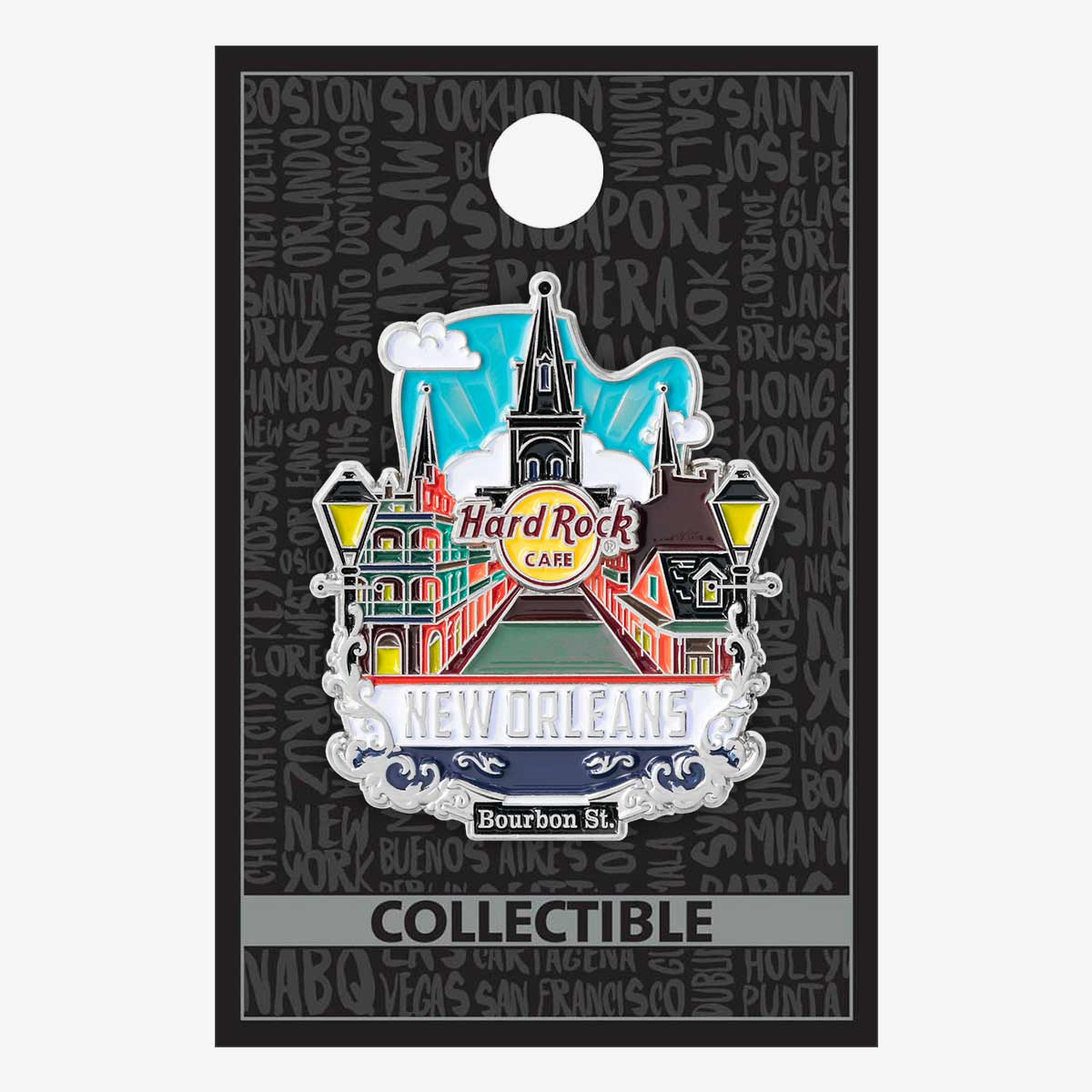 Collectible 3D Core City Guitar Pin image number 2